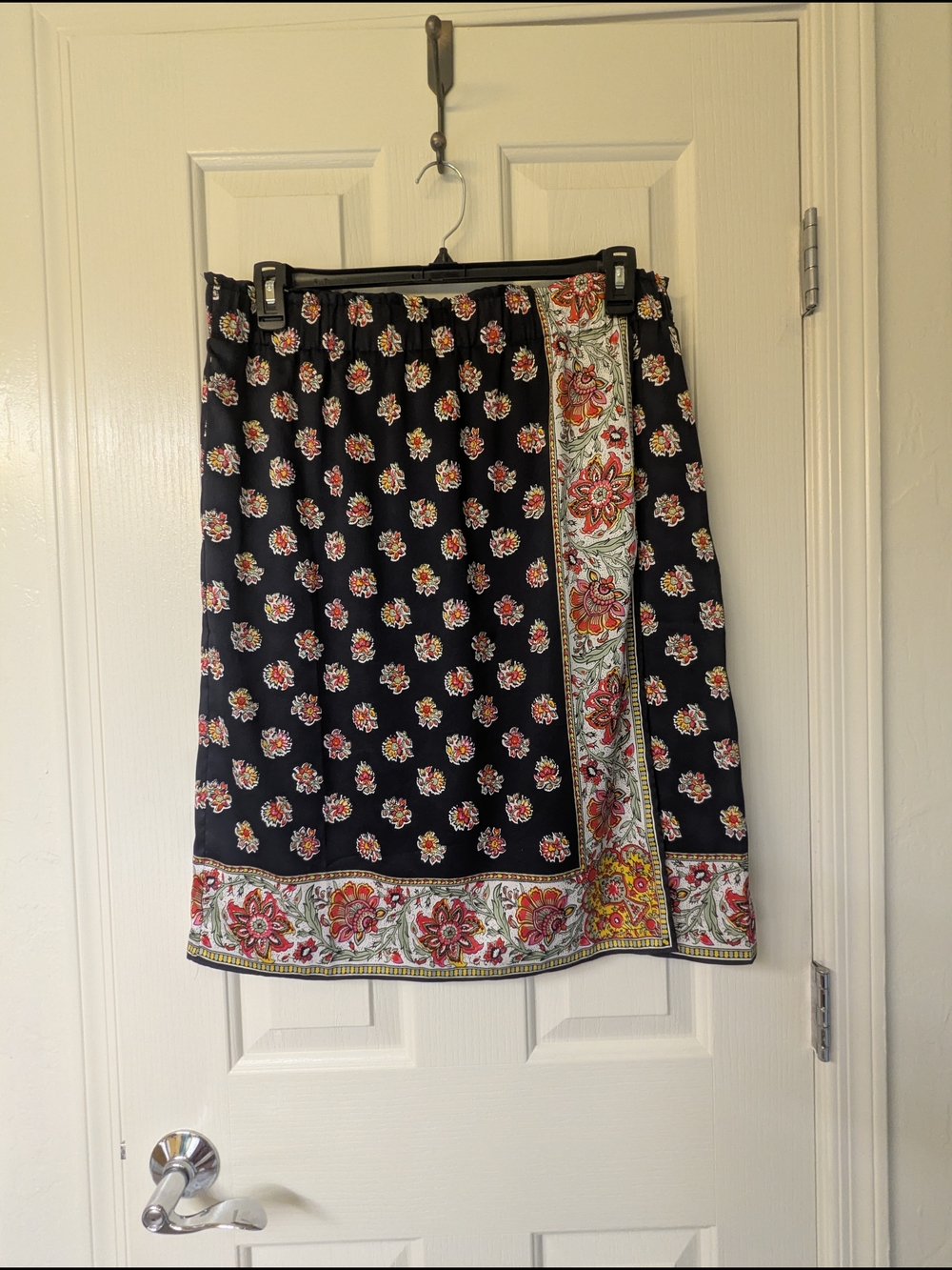 LOFT Bloom Faux Wrap Skirt